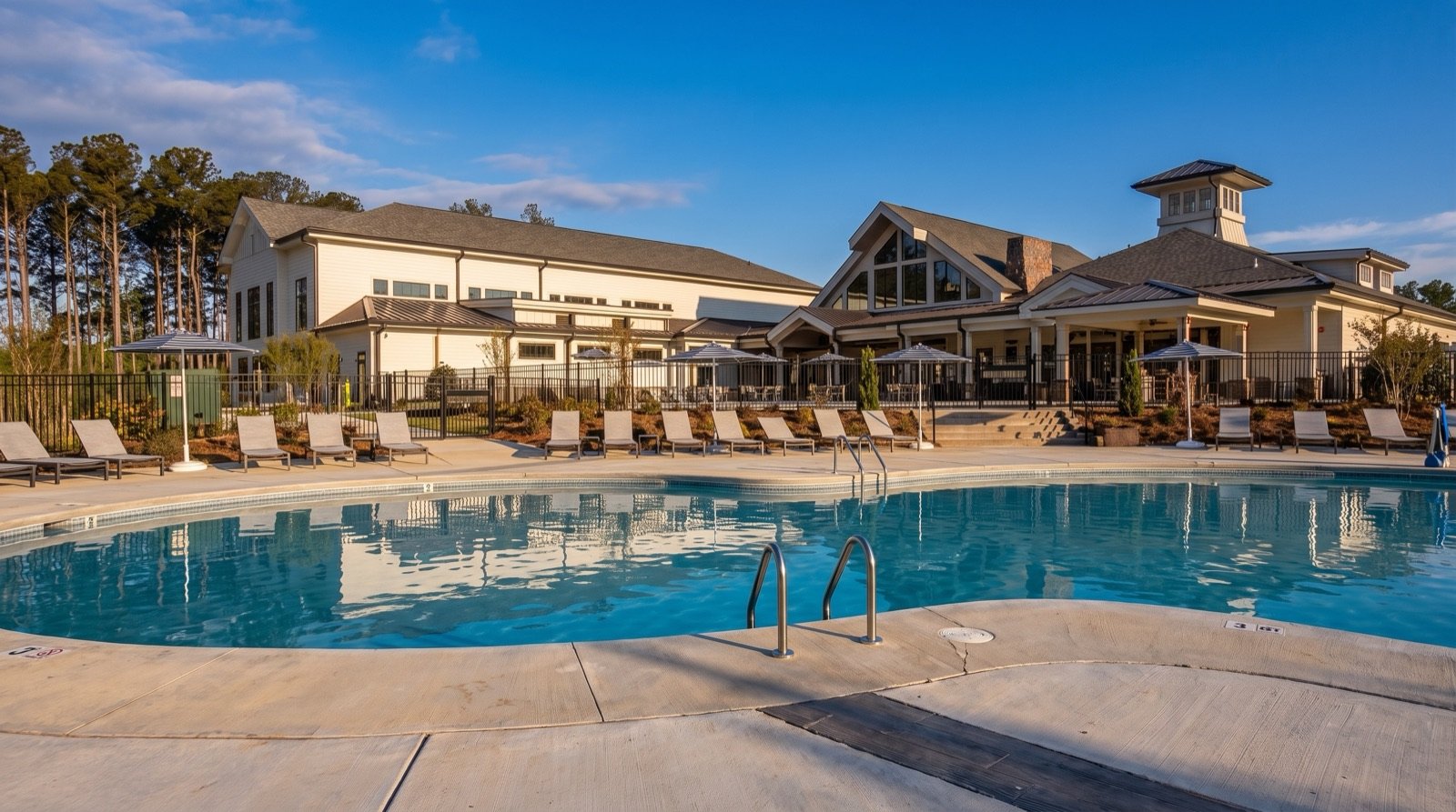 Community setting at Del Webb Carolina Gardens in Fuquay-Varina