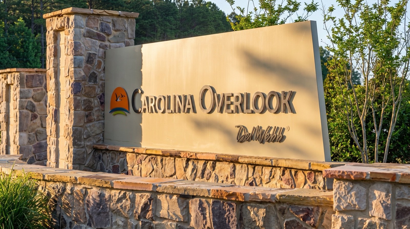 Community setting at Carolina Overlook in Clayton