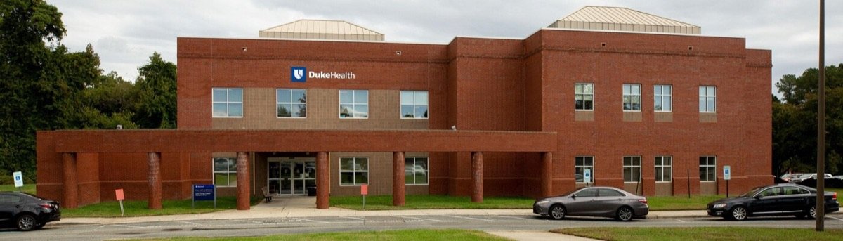 Brick exterior of Duke Health North Durham