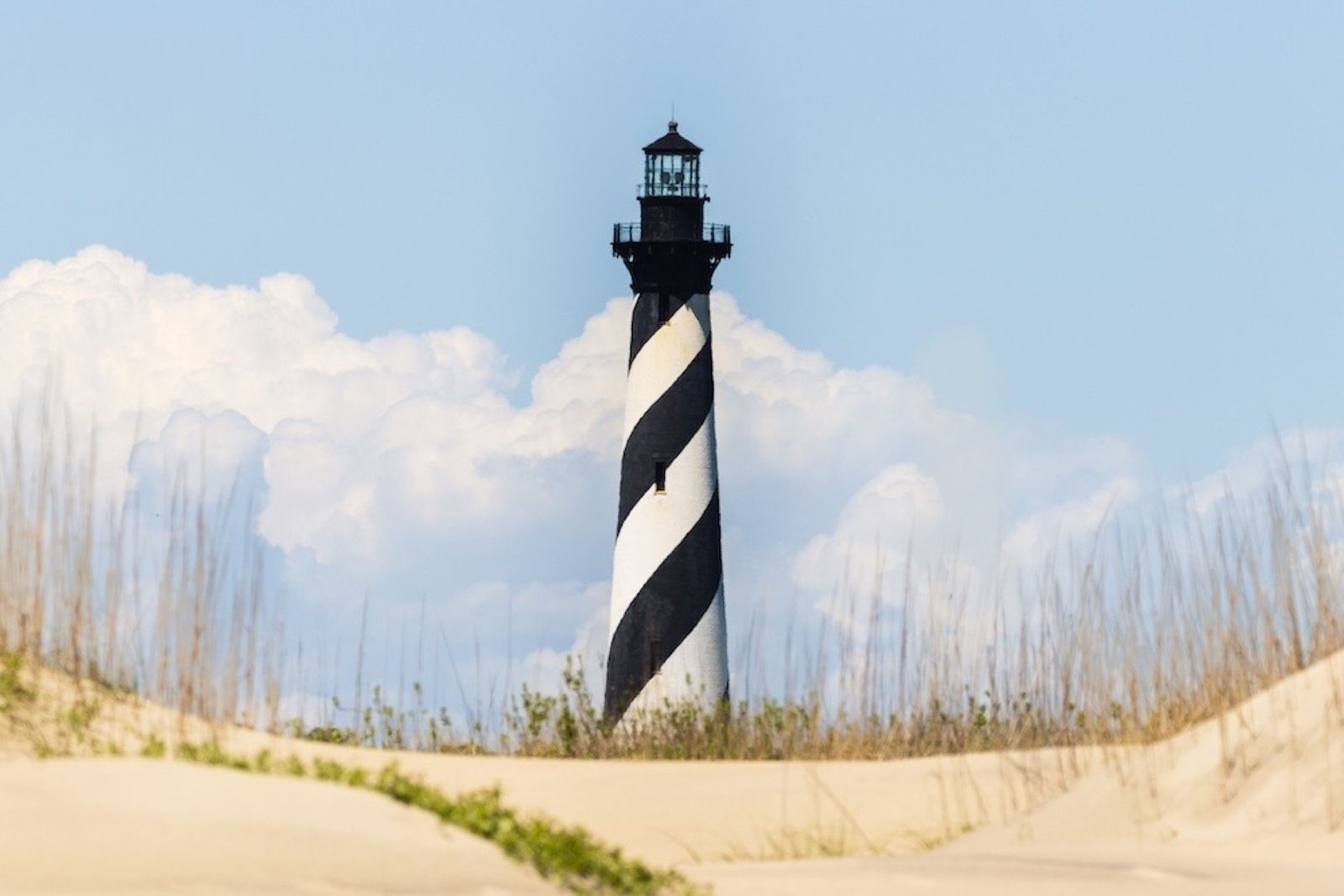 Cape Hatteras Lighthouse on the Outer Banks of North Carolina