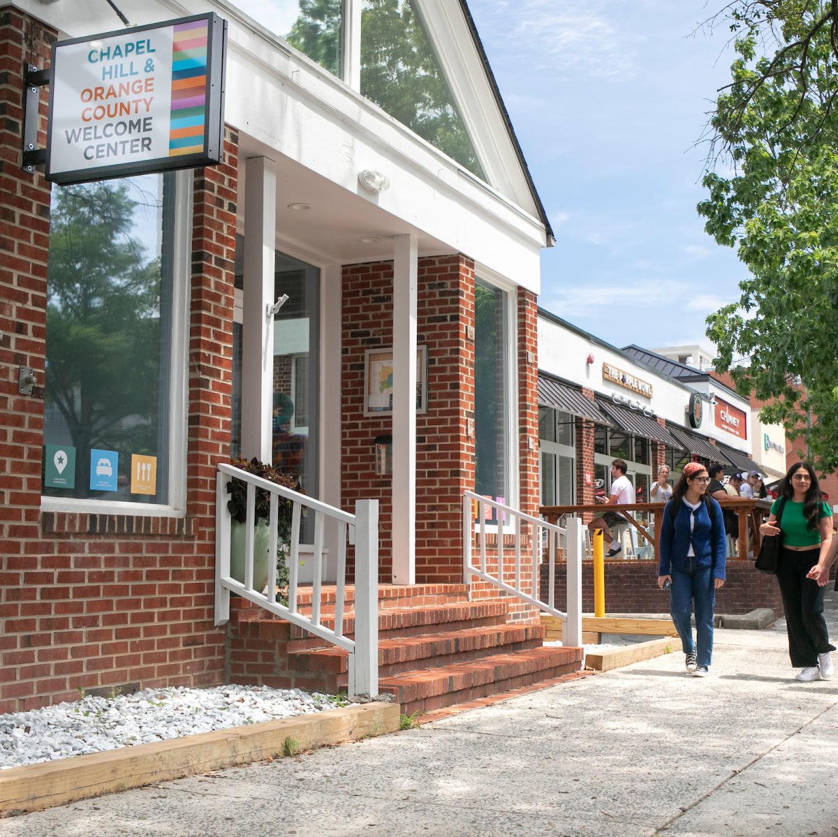 Interior of the Chapel Hill and Orange County Visitors Center