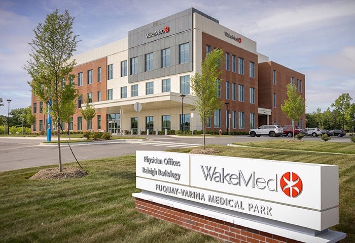 WakeMed Fuquay-Varina Medical Park and entrance sign