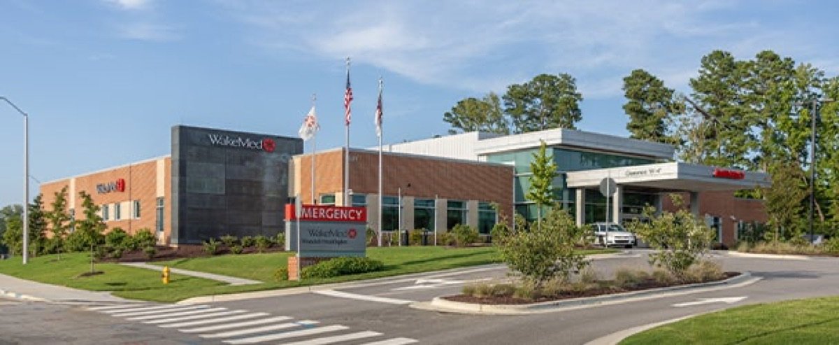 WakeMed Wendell Healthplex and emergency department entrance